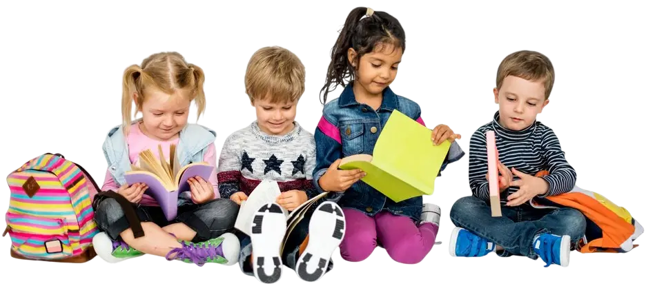 Niños leyendo